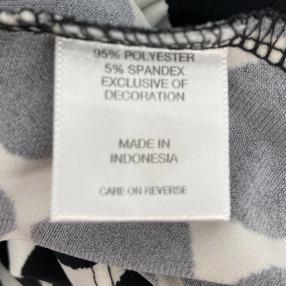 New York & Co. Black and White Polka Dot Tank Top - Picture 8 of 8